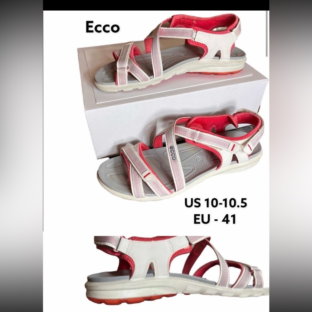 Ecco Women's Sandals - White and Red